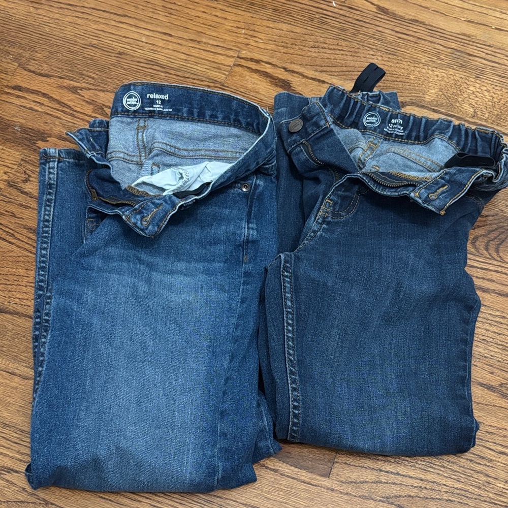 Wonder Nation Kids' Dark Blue Jeans